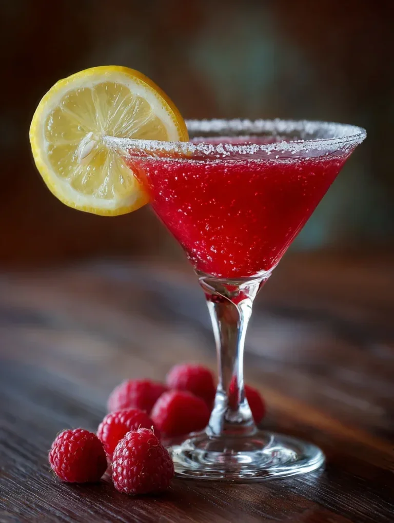 raspberry lemon drop martini