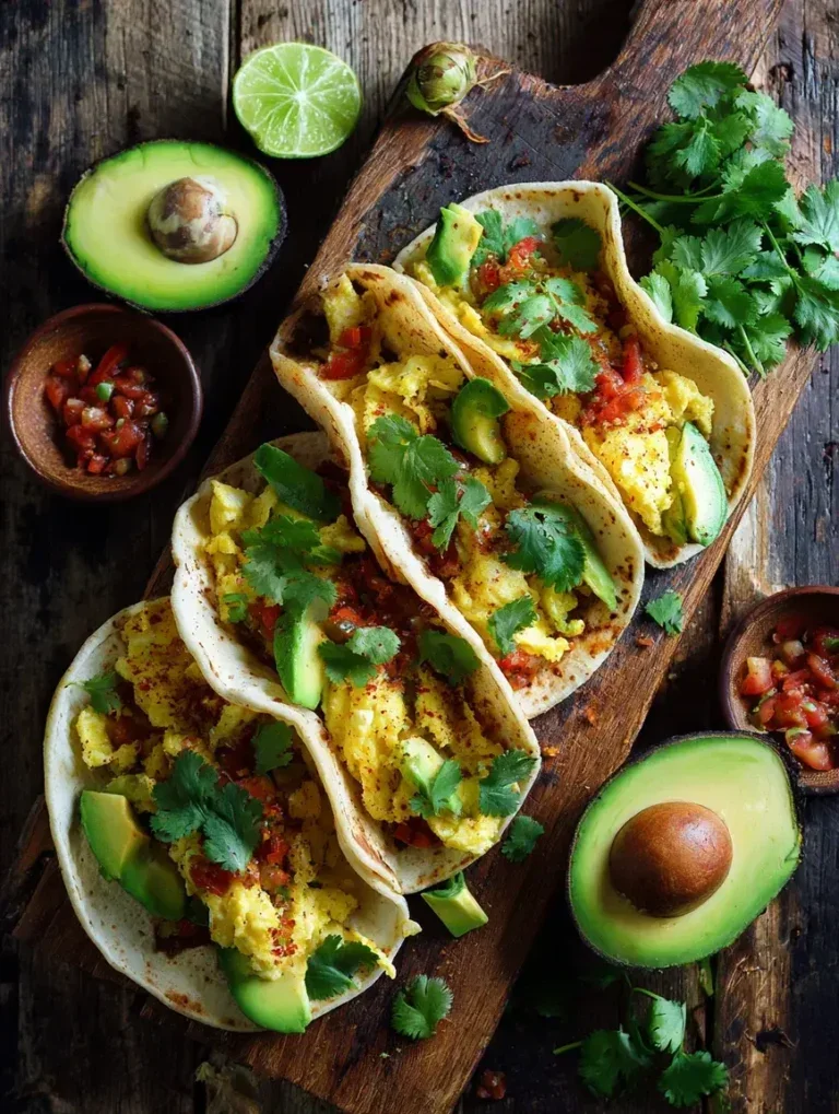 avocado breakfast tacos