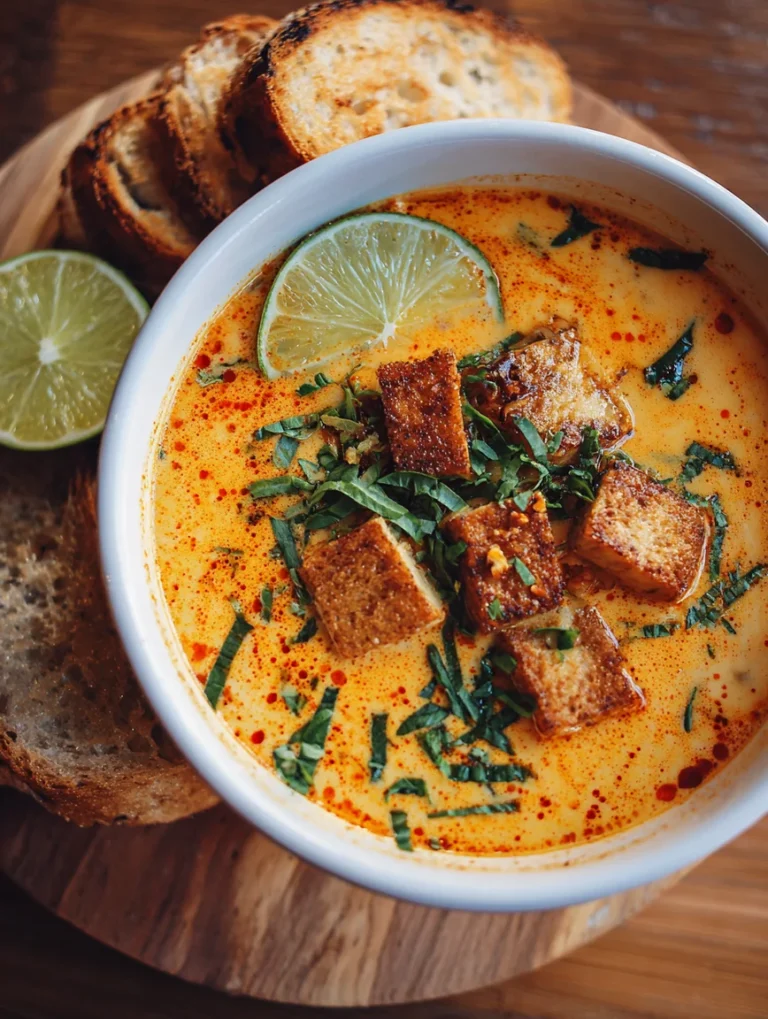 Thai coconut curry soup
