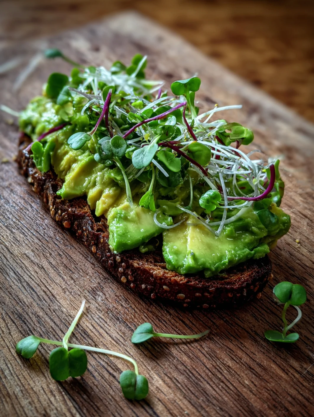 Avocado Smash with Microgreens – Restaurant-Style Toast