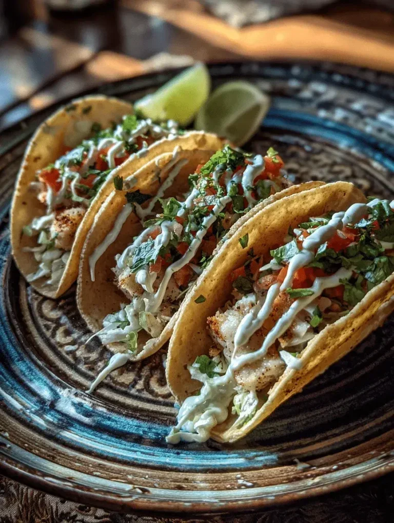 fish tacos with chipotle lime crema