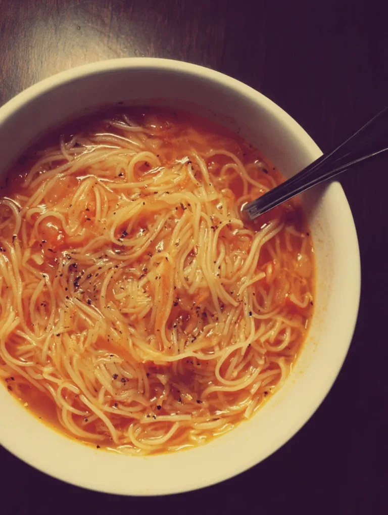 sopa de fideo