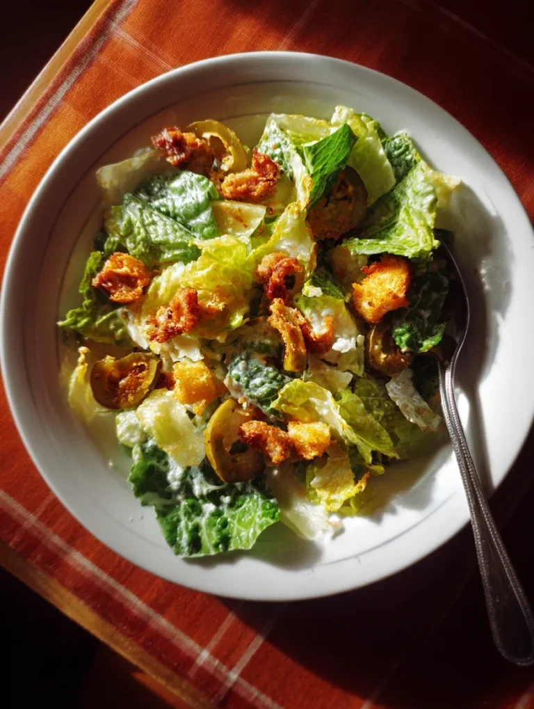 roasted jalapeño Caesar salad
