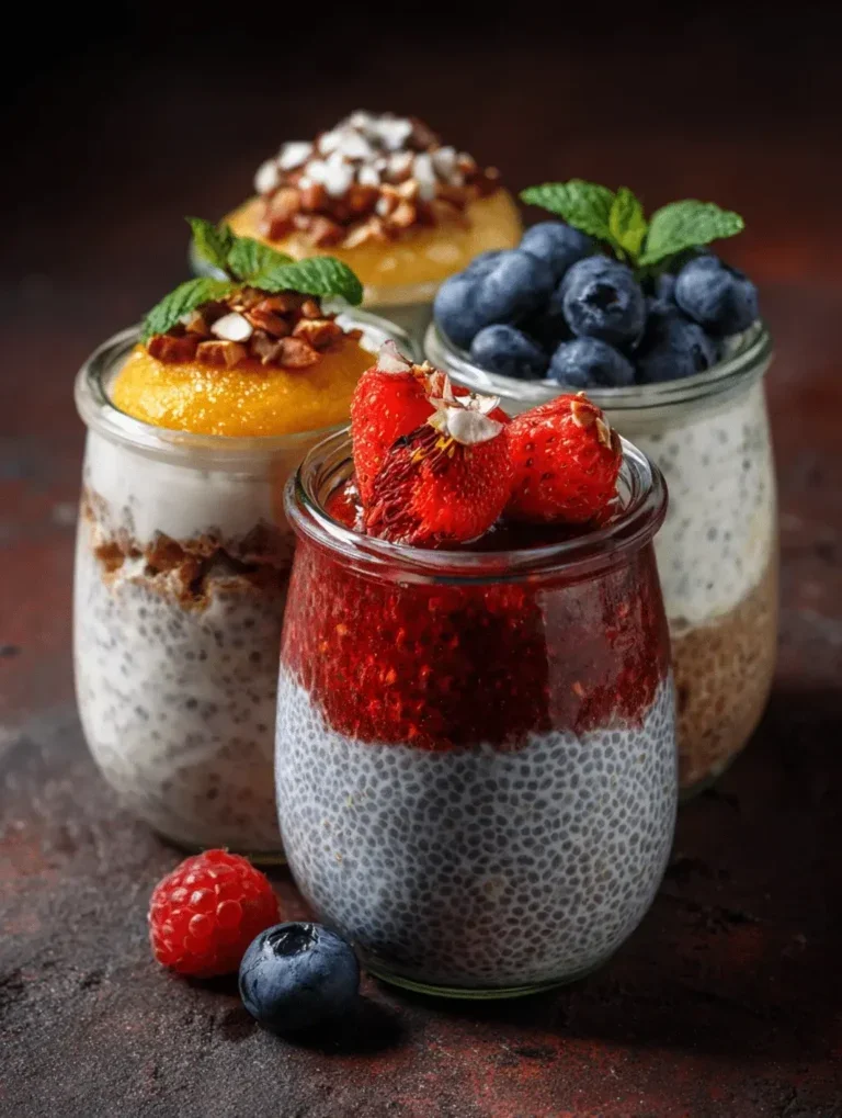 chia seed pudding 4 ways