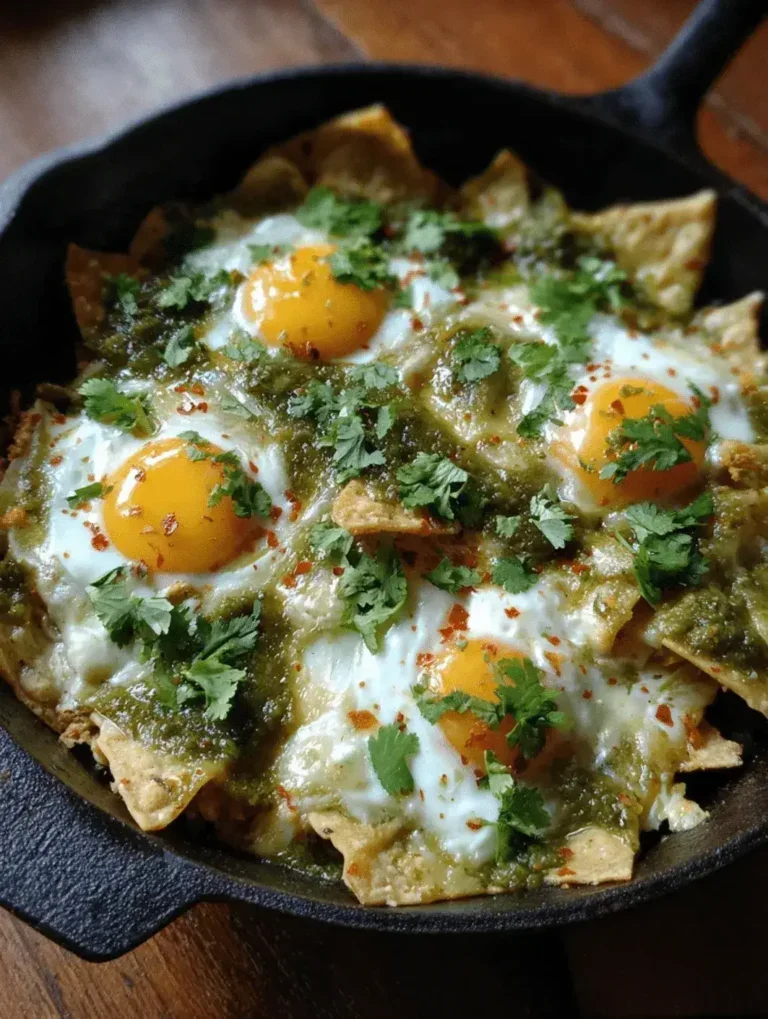 chilaquiles with salsa verde