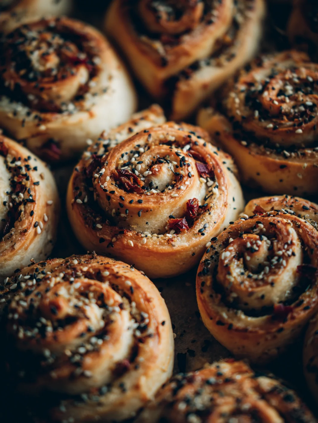 Everything Bagel Pinwheels – Easy Party Appetizer