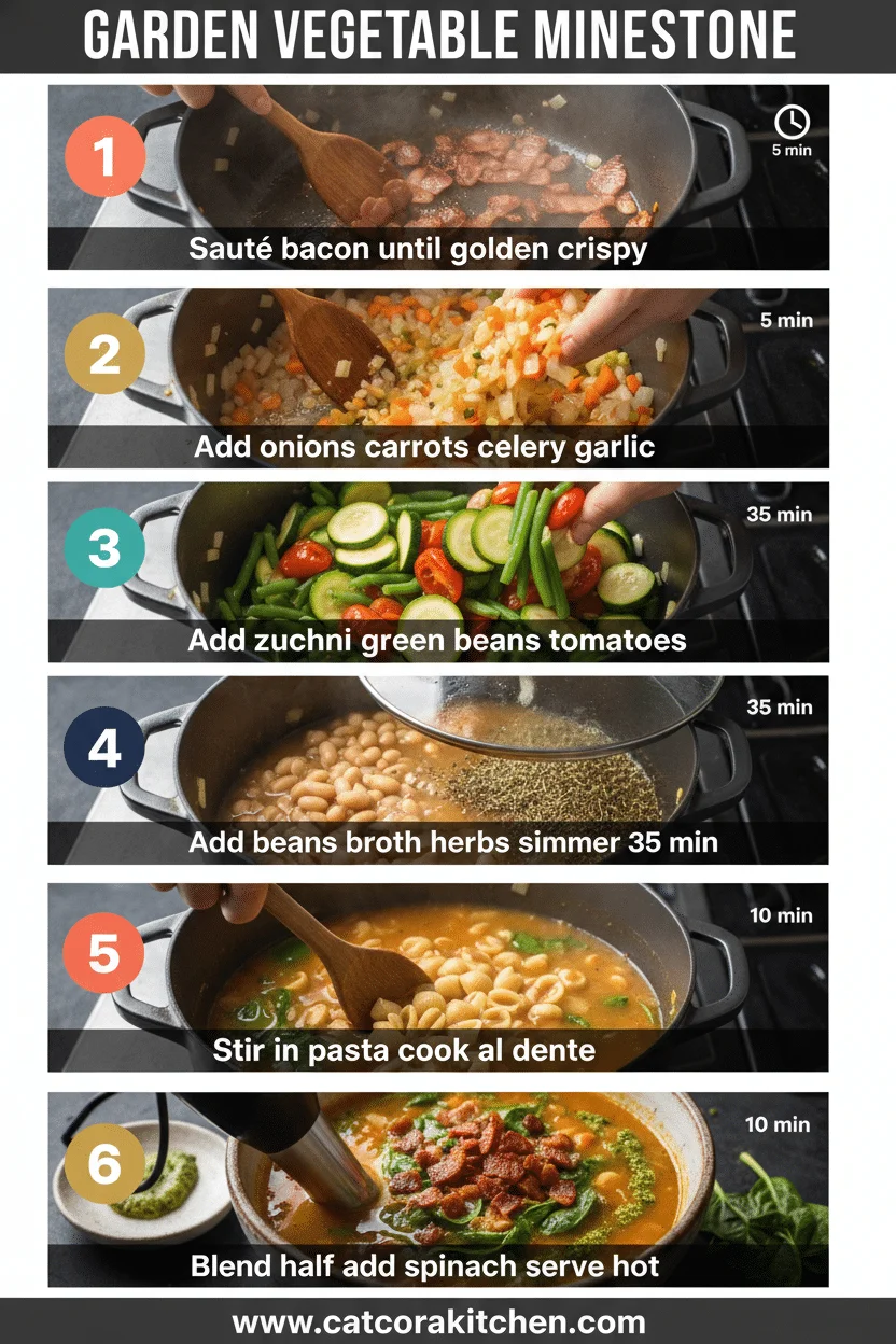 Garden vegetable minestrone How to Make 