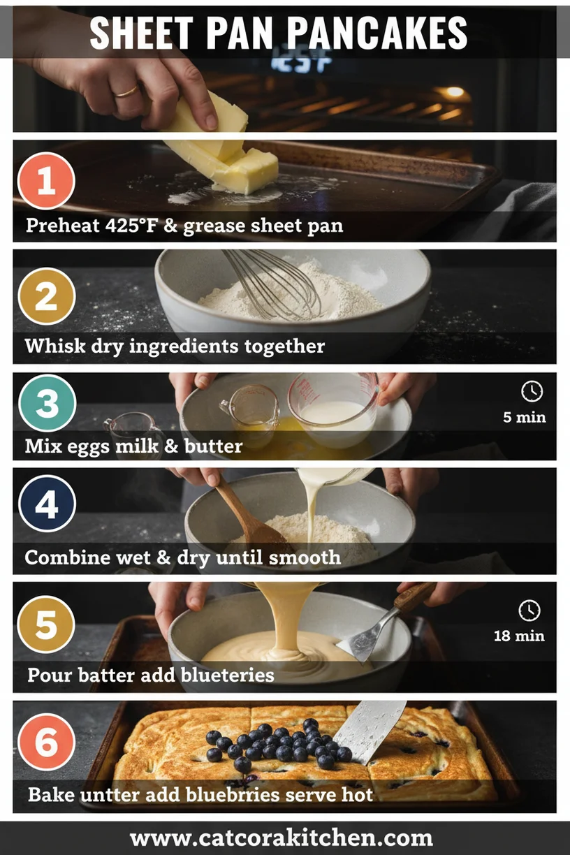 Sheet pan pancakes How to Make