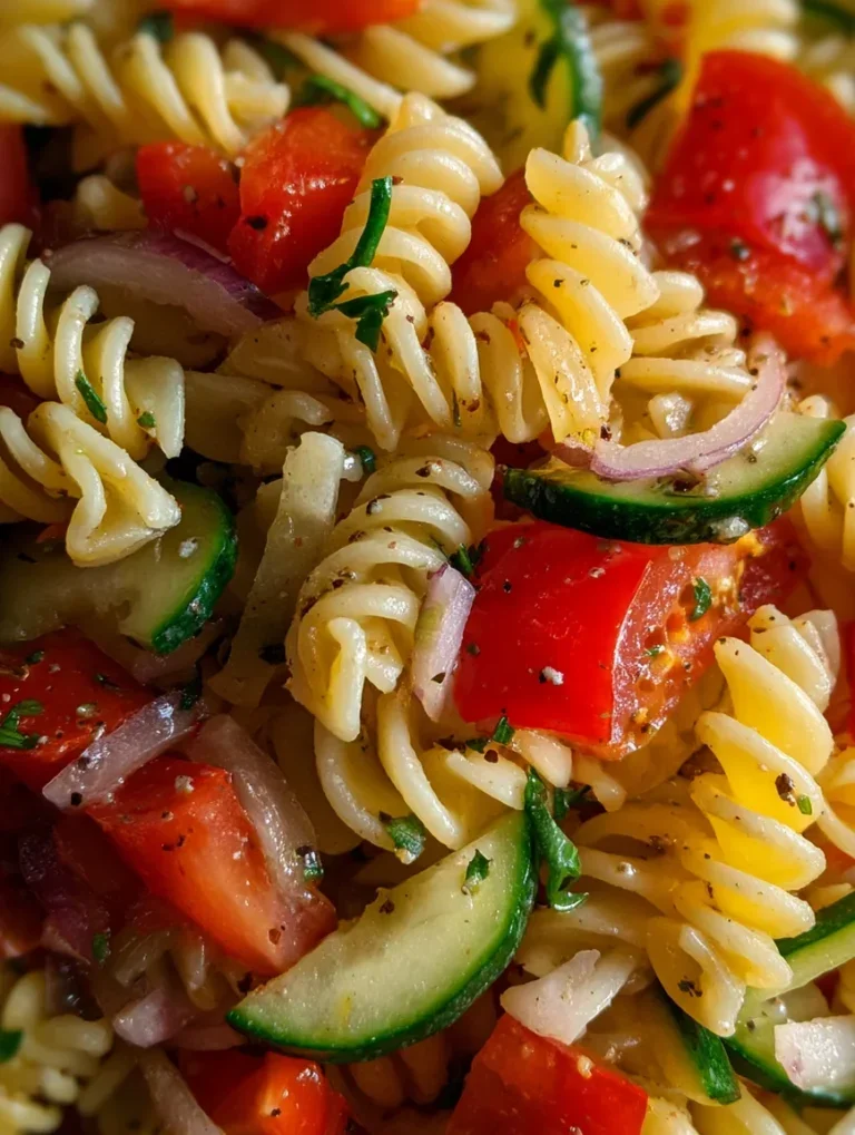 pasta salad with Italian dressing