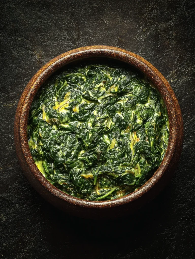 creamed spinach