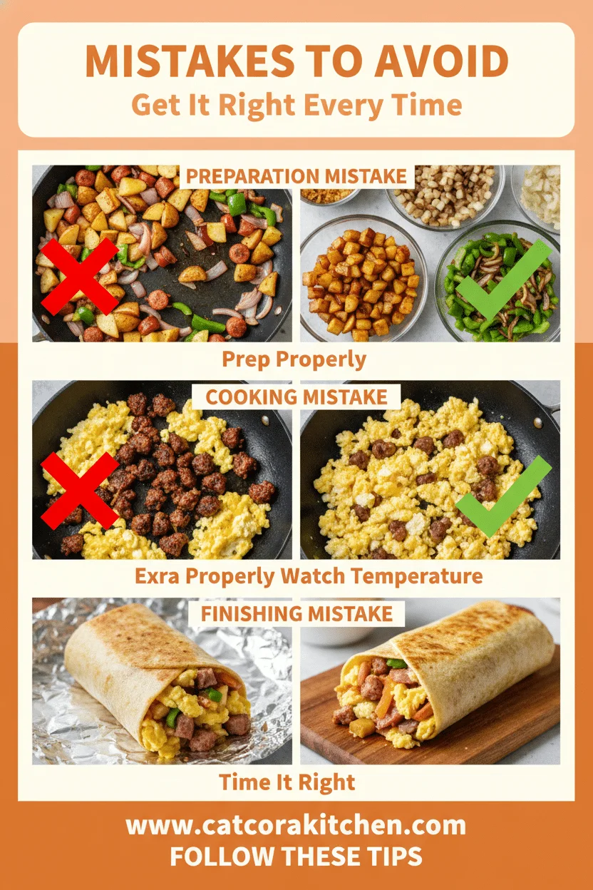 Breakfast burritos for a crowd common mistakes