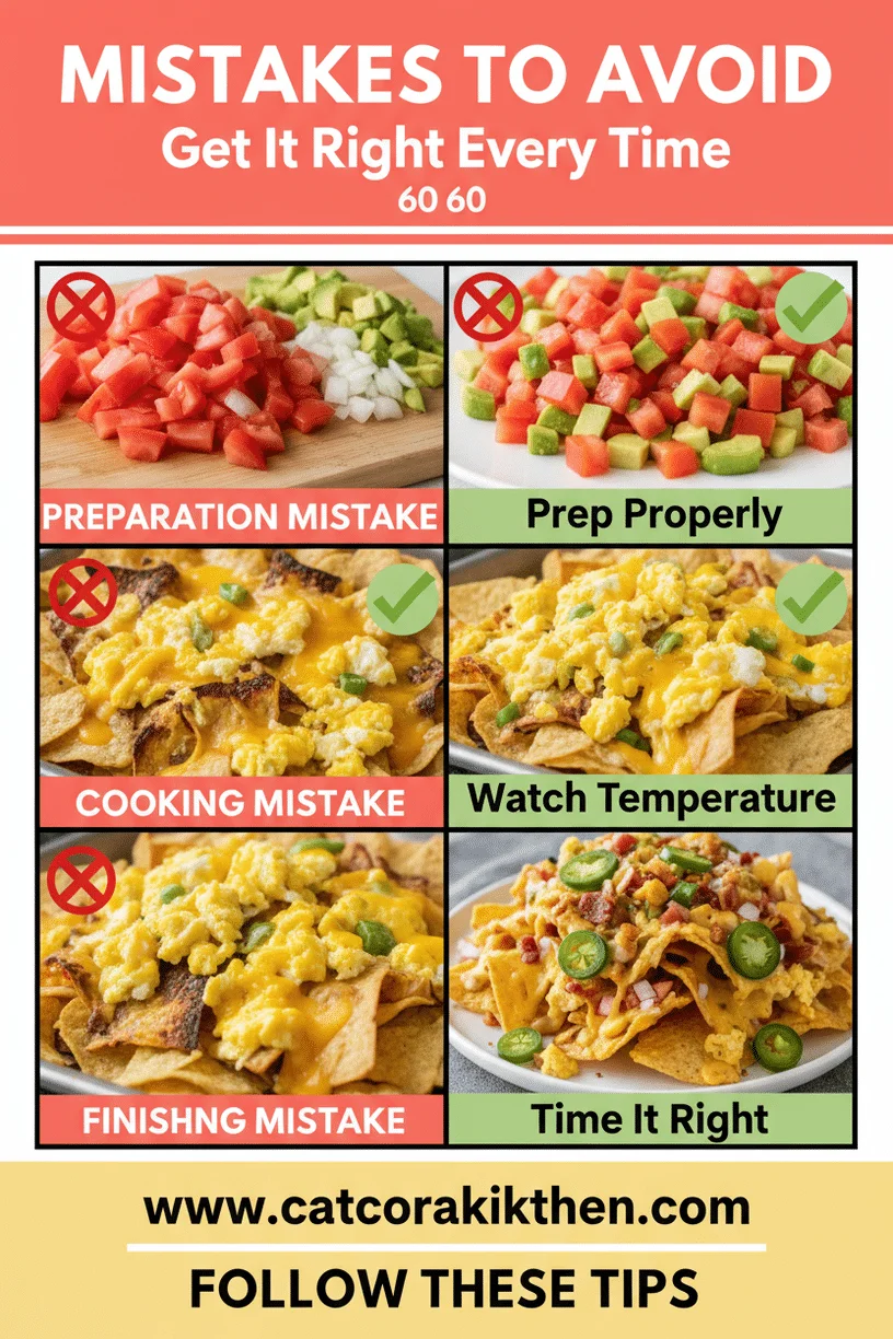 Breakfast nachos common mistakes