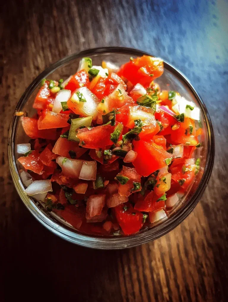 pico de gallo from scratch