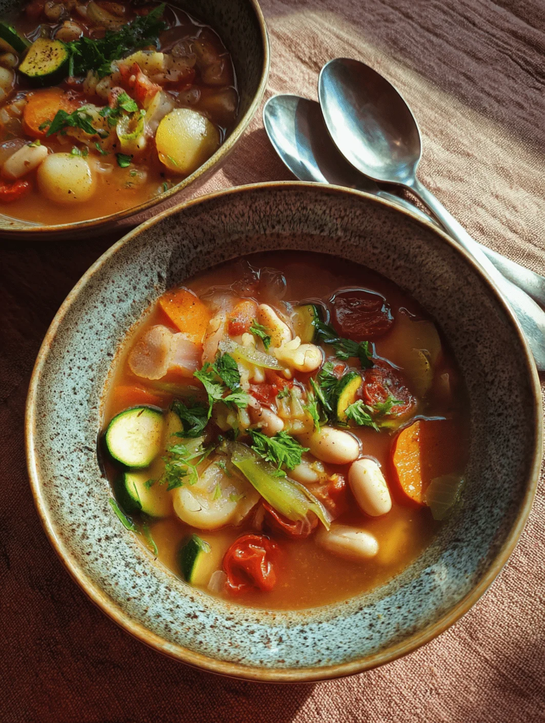 Garden Vegetable Minestrone – Zero Waste Italian Soup Recipe
