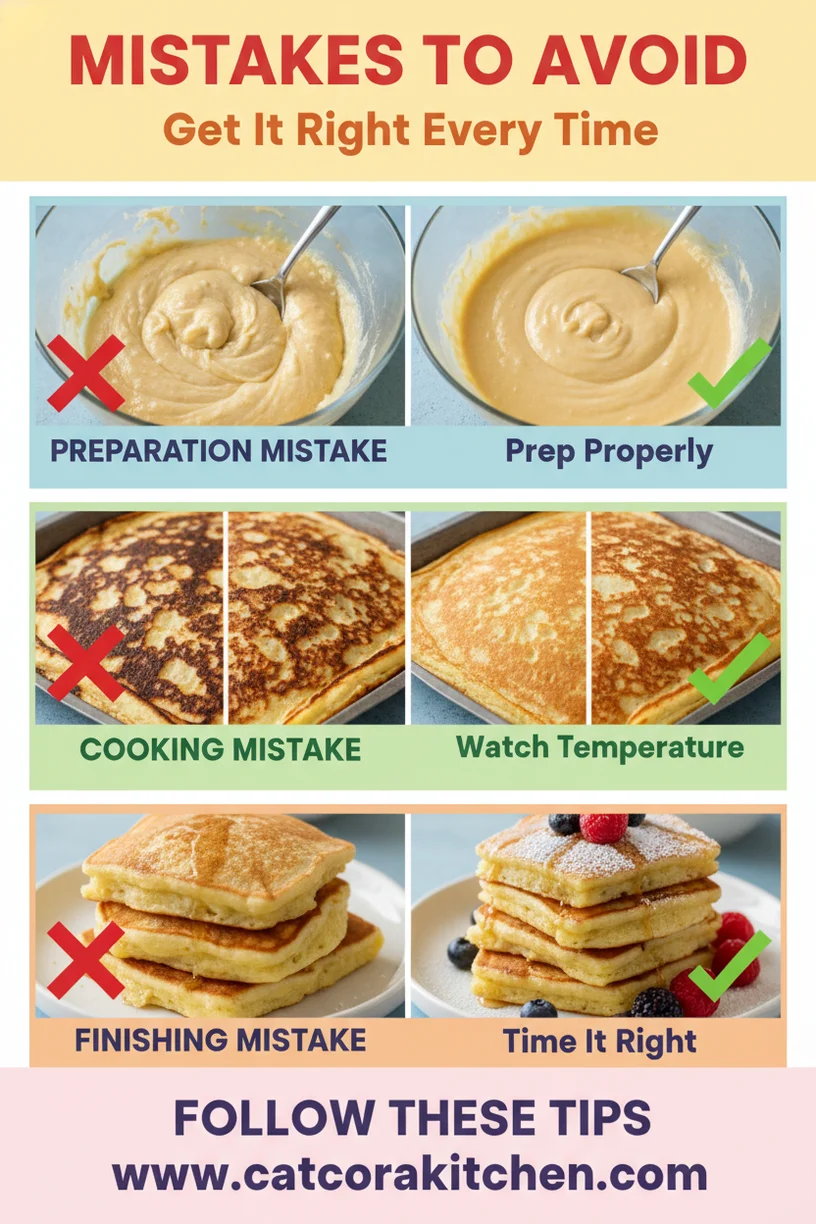 Sheet pan pancakes common mistakes